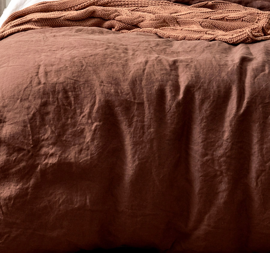 Emile Quilt Cover Range Clove