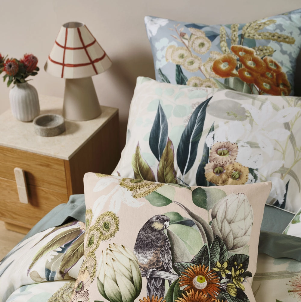 Eucalyptus Garden European Pillowcase by Linen House