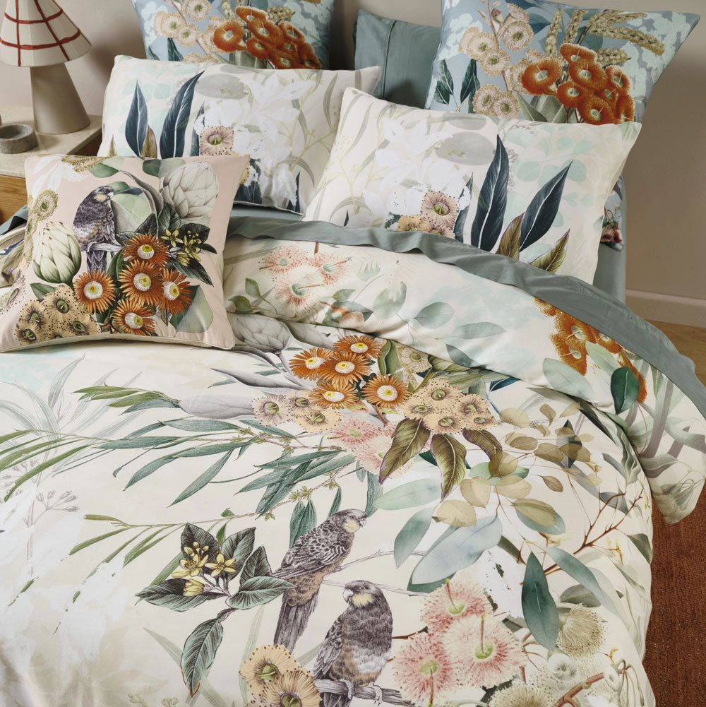 Eucalyptus Garden European Pillowcase by Linen House
