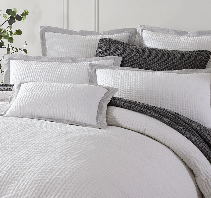 Felix Quilt Cover Set Range Charcoal