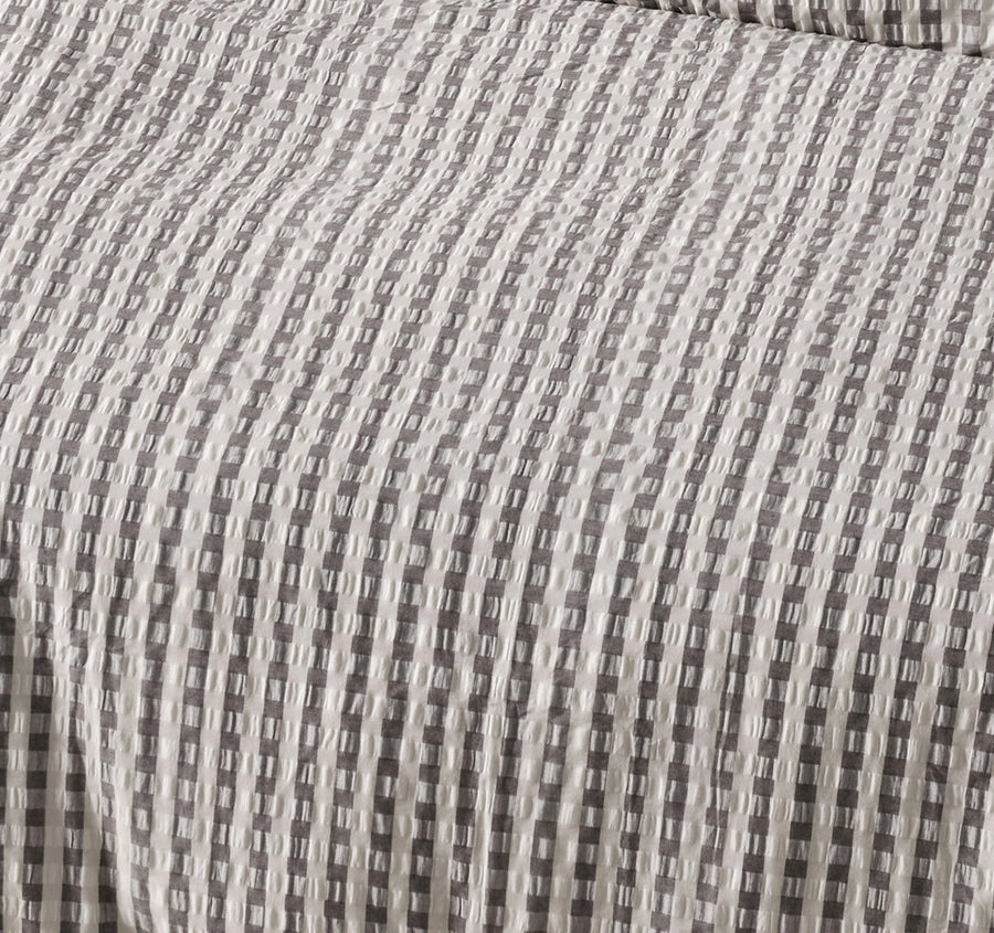 Ferrara Quilt Cover Set Range Charcoal