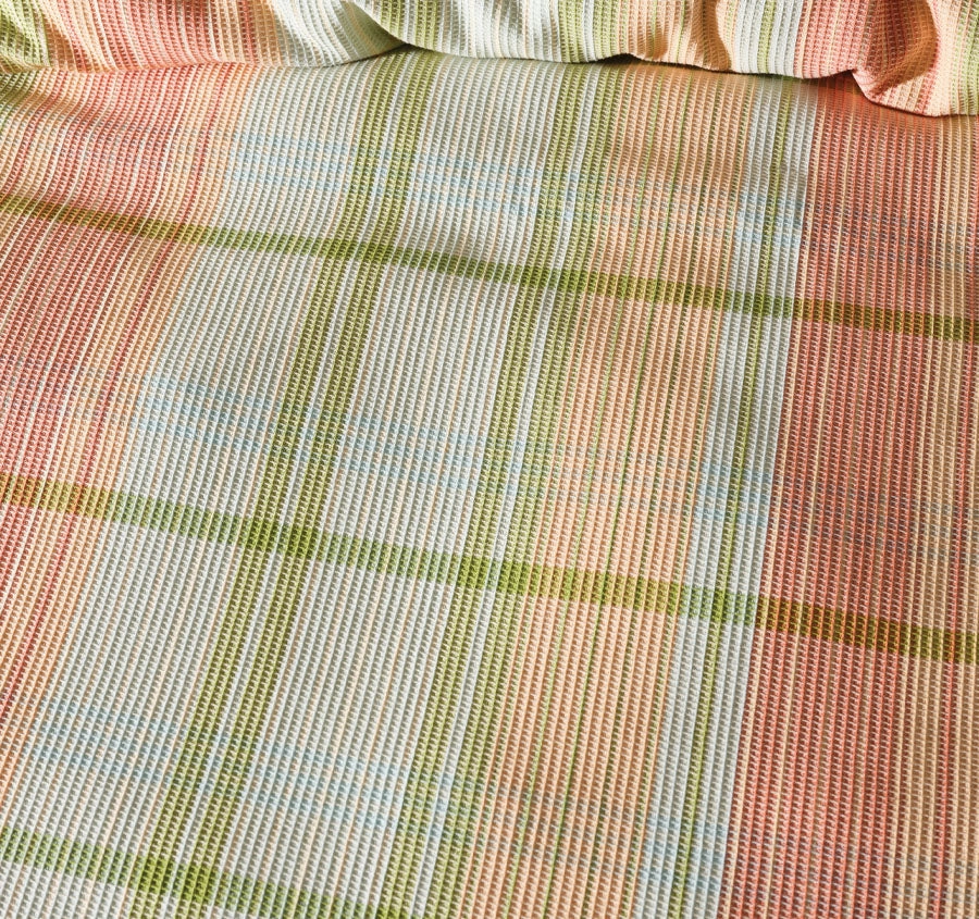 Geena Quilt Cover Set Range Green Apple