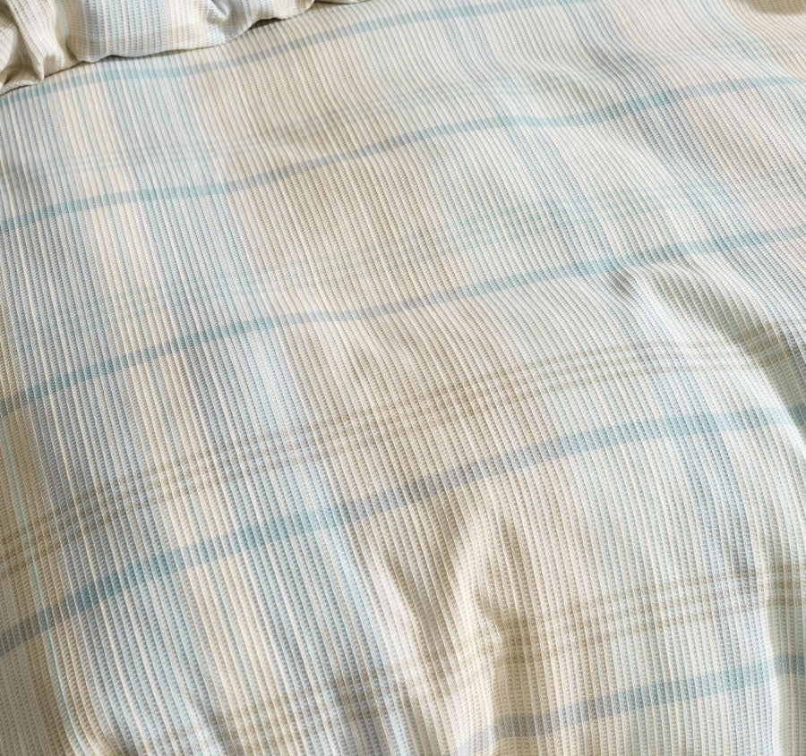 Geena Quilt Cover Set Range Sky