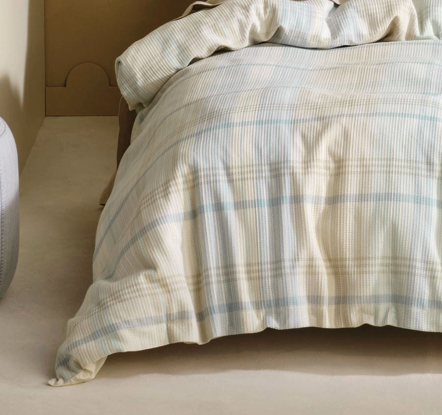 Geena Quilt Cover Set Range Sky