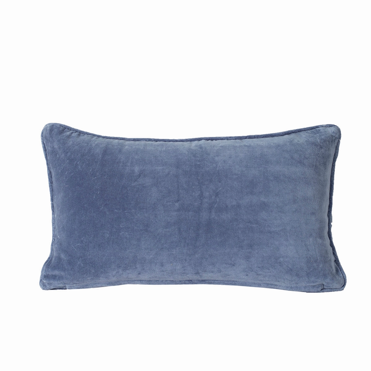 Grandeur Vintgem Hand Embridery 100% Cotton Blue Cushion Cover