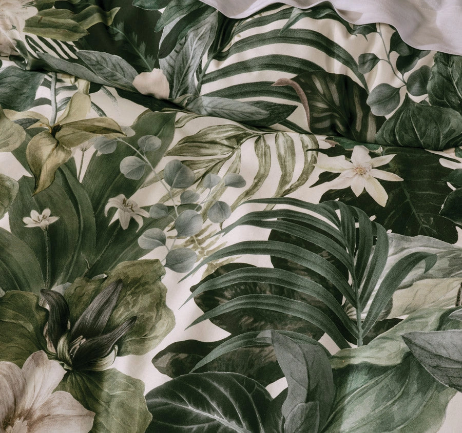 Greenhouse Quilt Cover Set Range Green