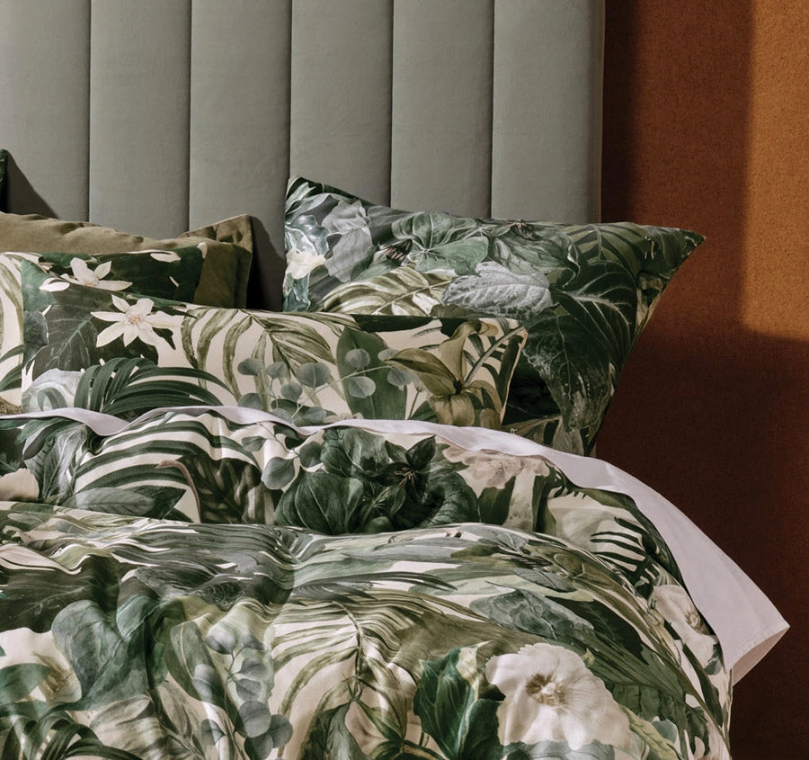 Greenhouse Quilt Cover Set Range Green