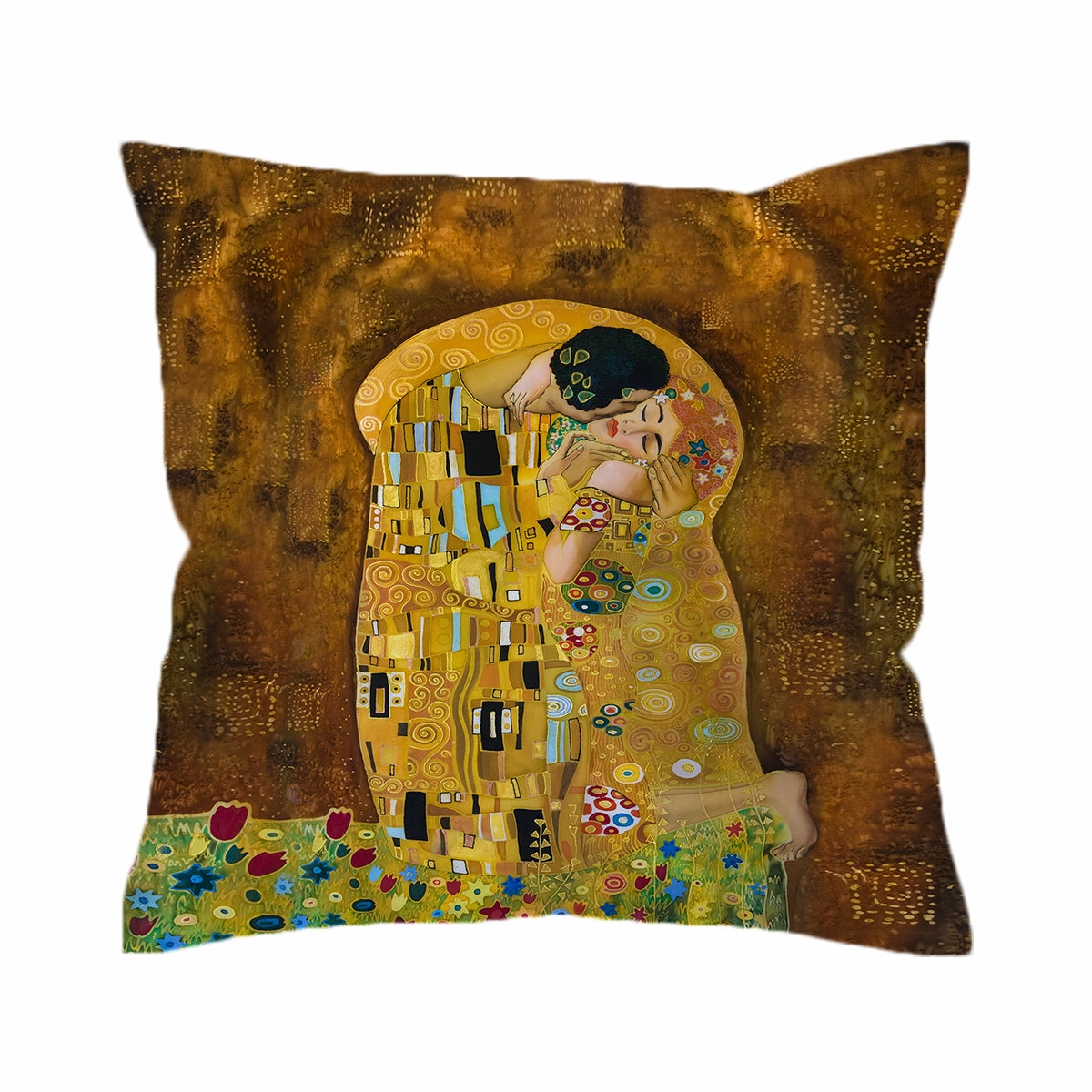 Gustav Klimt's The Kiss Pillow Cover