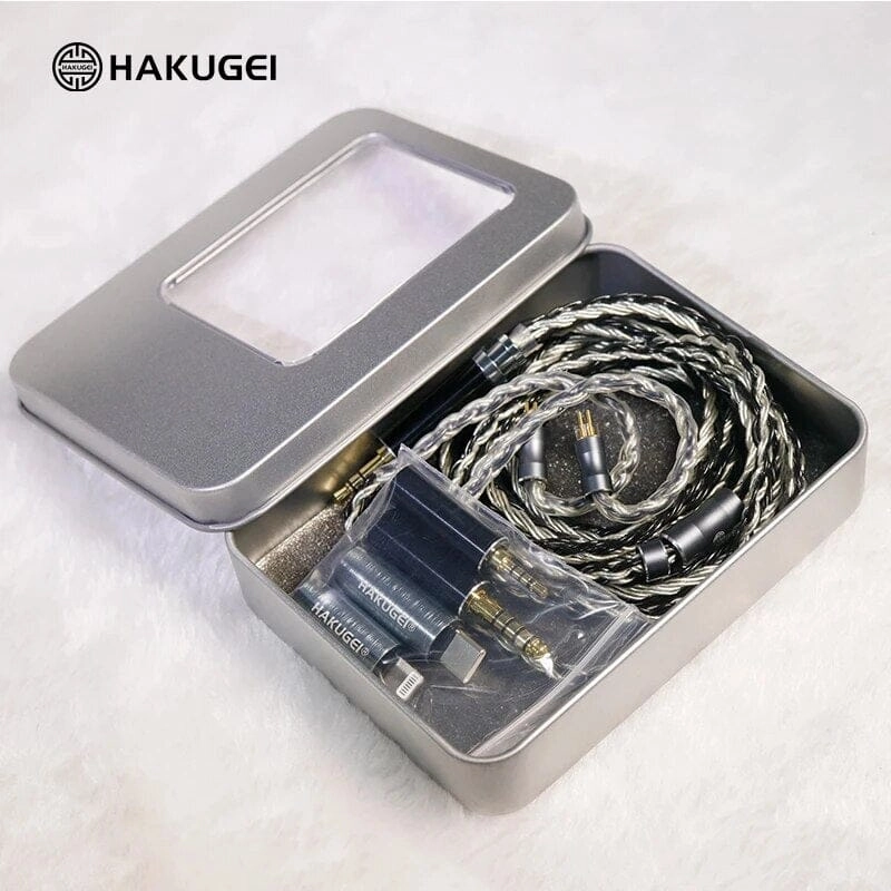 HAKUGEI Bamboo Litz Silver-Plated 5N OCC Earphone Upgrade Cable