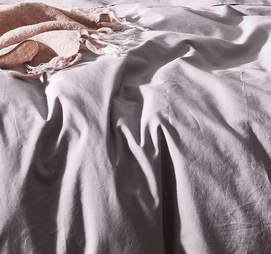 Halo Organic Cotton Quilt Cover Range Dusk