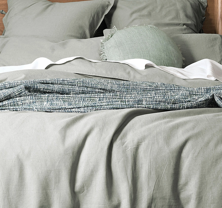 Hutton Bed Cover Azure