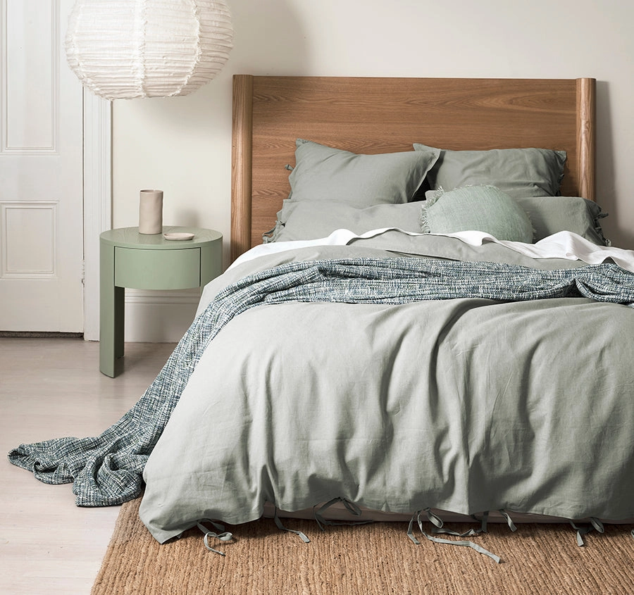 Hutton Bed Cover Azure