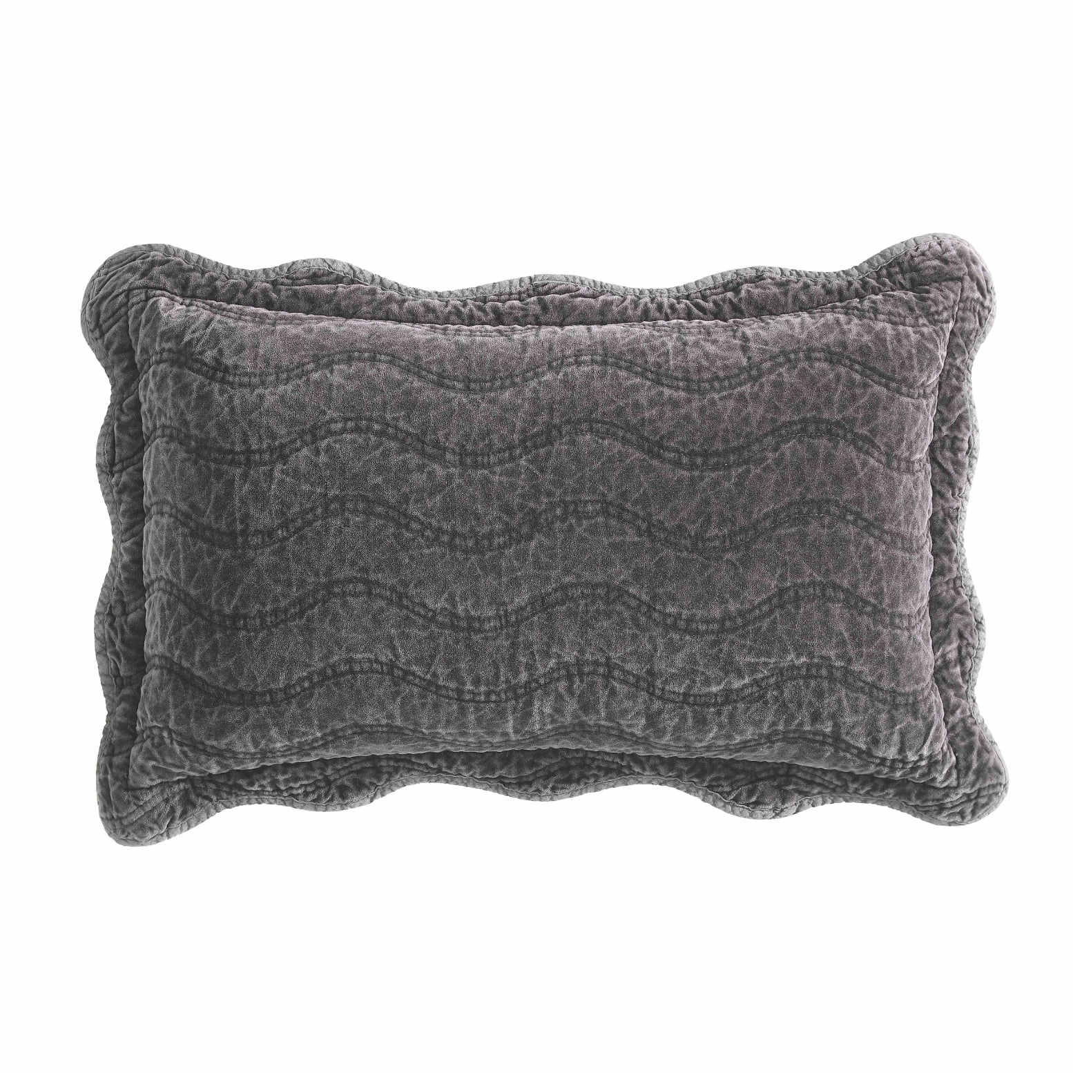 Indiana Charcoal Cushion by Private Collection