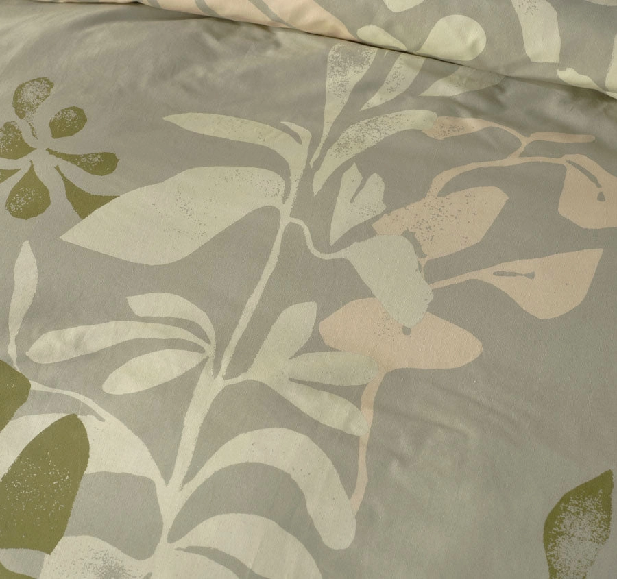 Indy Quilt Cover Set Range Eucalyptus