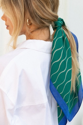Isla Hair Scarf - Green