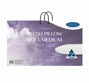 J-Dream Plush 750g Standard Soft Medium Gusset Pillow