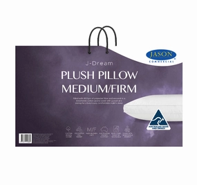 J-Dream Plush 900g Standard Medium Firm Gusset Pillow