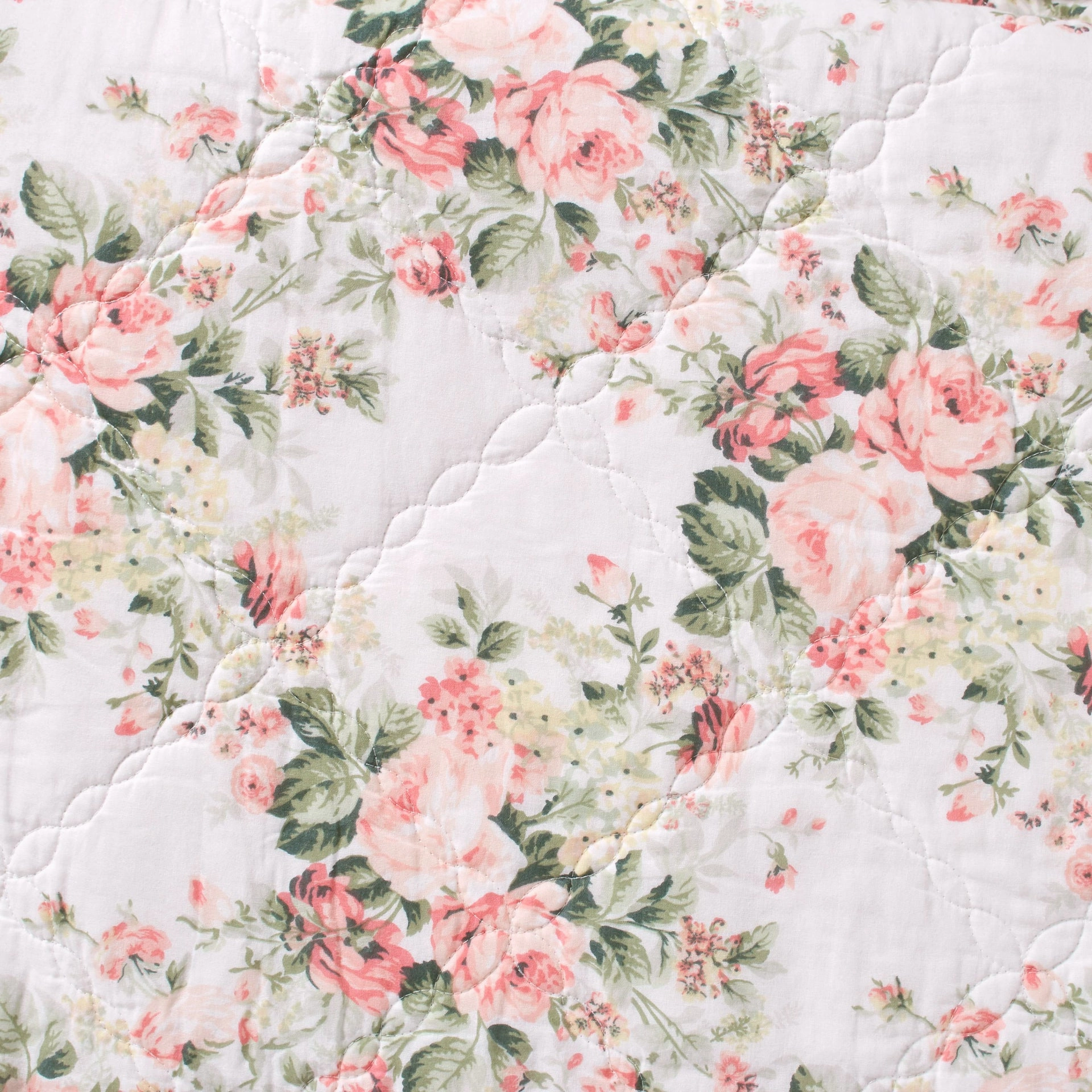 Joyce Peach Bellini Coverlet Set by Laura Ashley