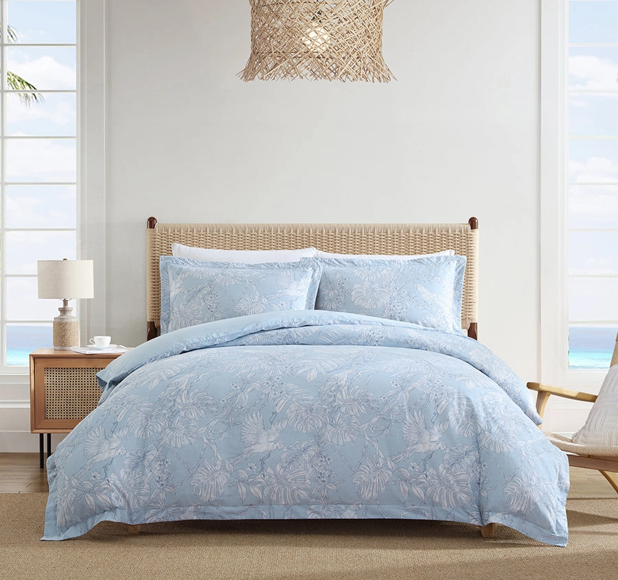 Jungle Toile Quilt Cover Set Range Blue
