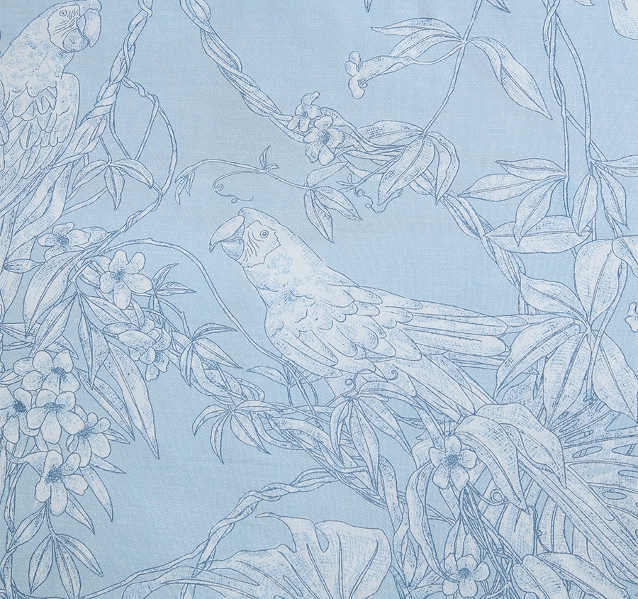 Jungle Toile Quilt Cover Set Range Blue