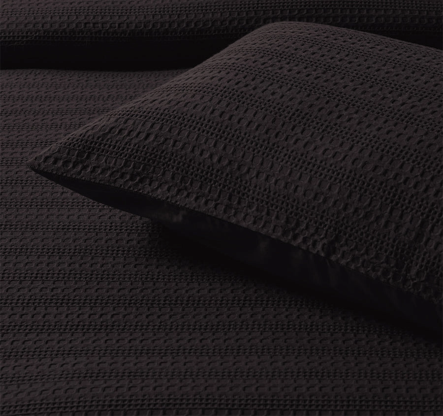 Kahlani Quilt Cover Set Range Chocolate