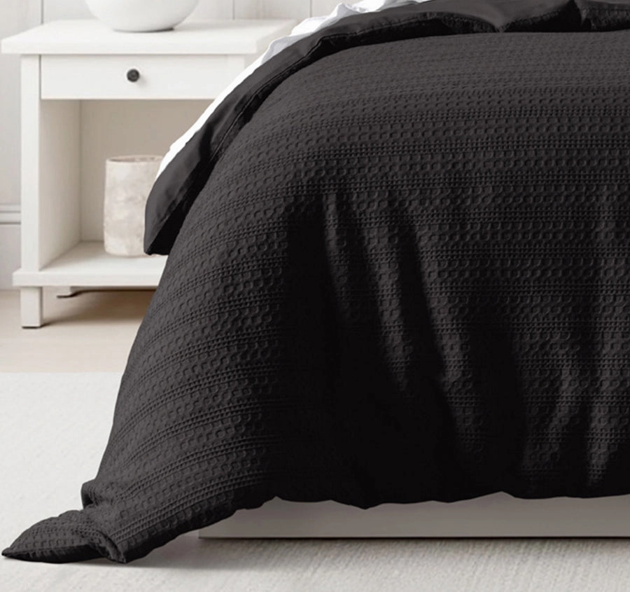 Kahlani Quilt Cover Set Range Chocolate