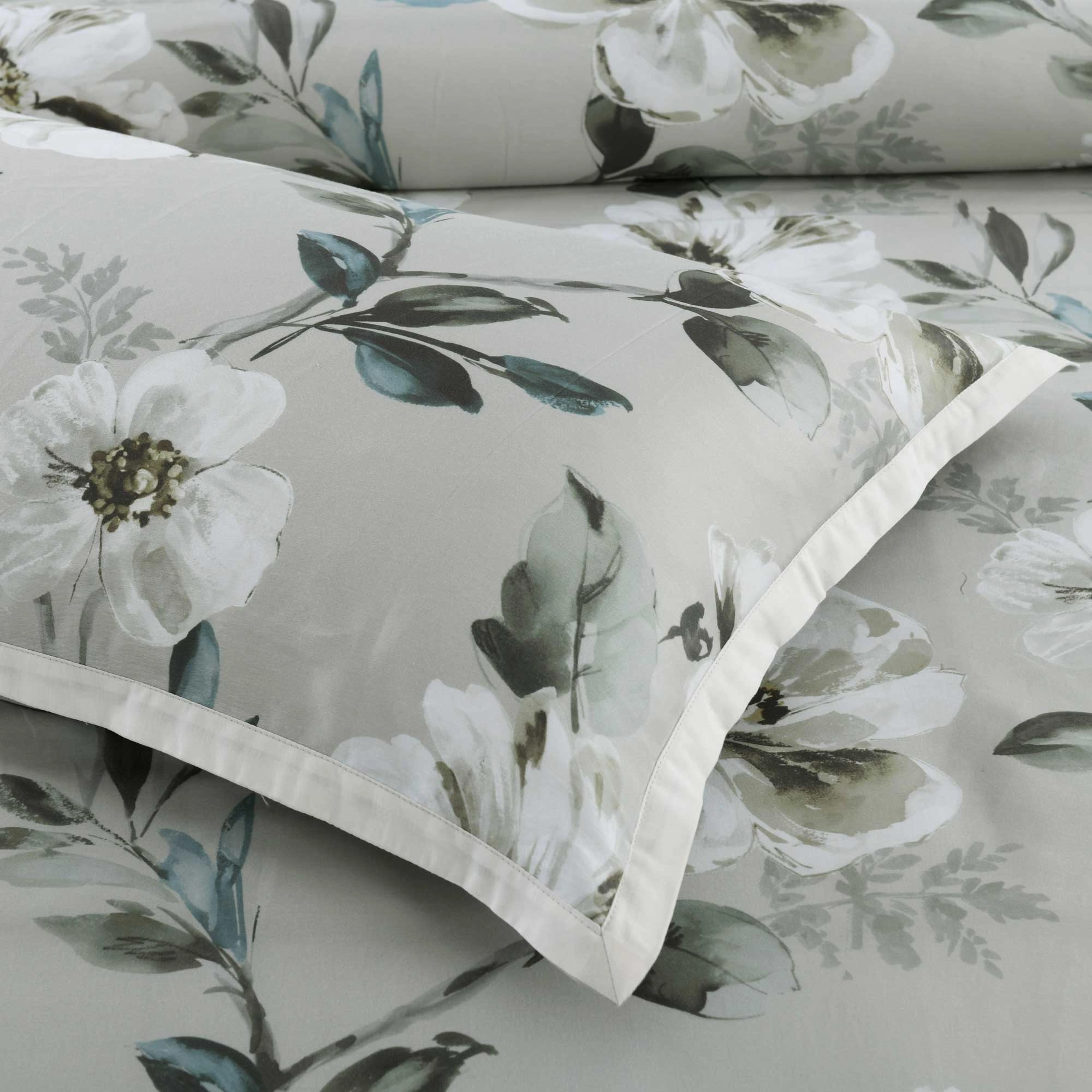 Kara Grey Quilt Cover Set by Bianca