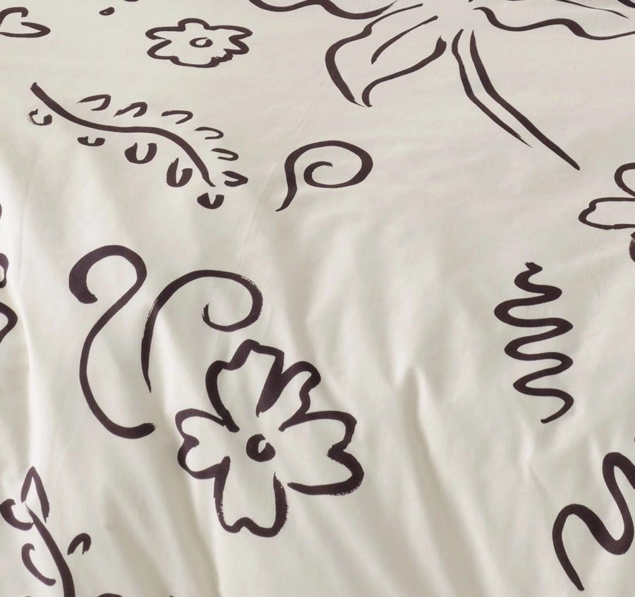 Kenzi Quilt Cover Set Range Vanilla