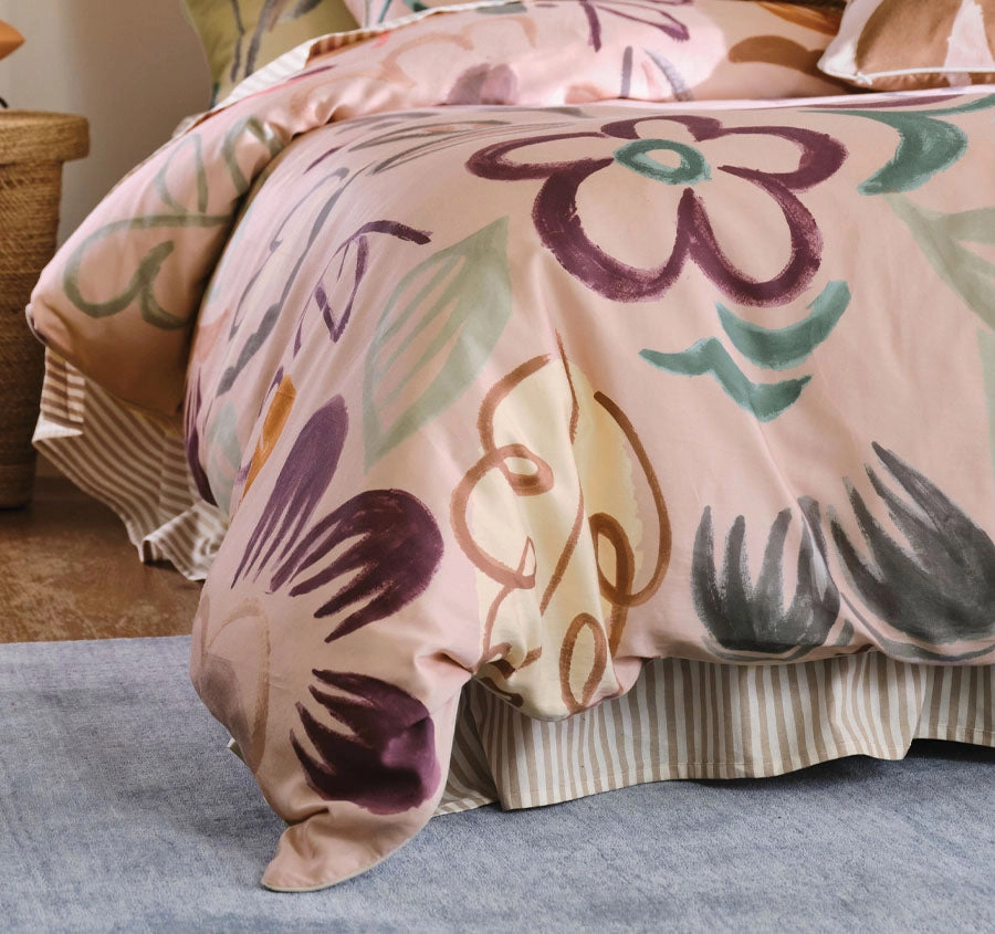 Kitta Quilt Cover Set Range Rose
