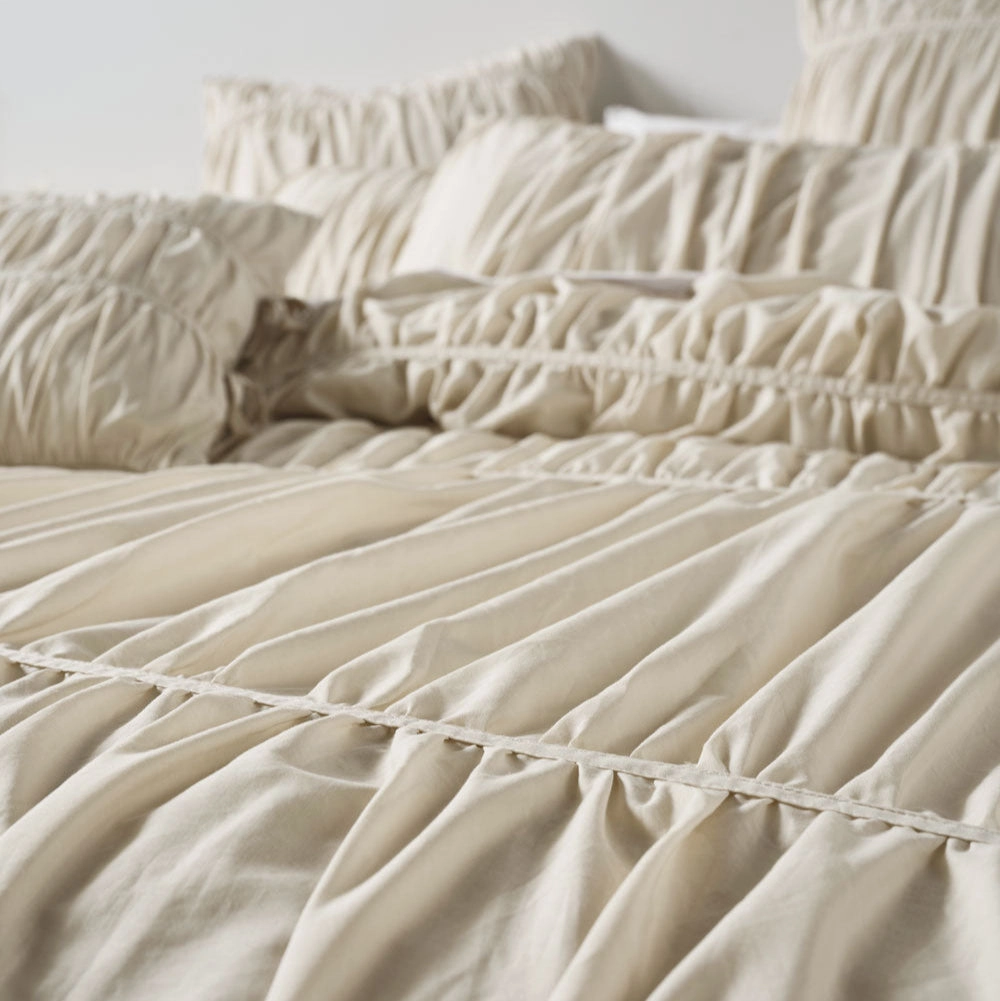 Layla Natural Cushion by Linen House