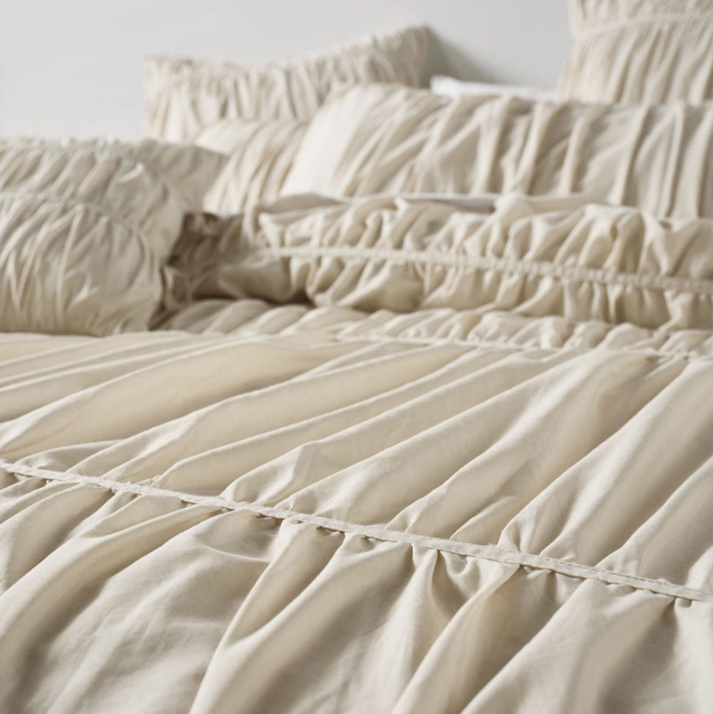 Layla Natural Cushion by Linen House