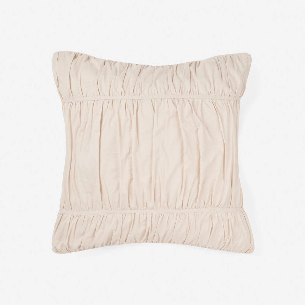 Layla Natural European Pillowcase by Linen House