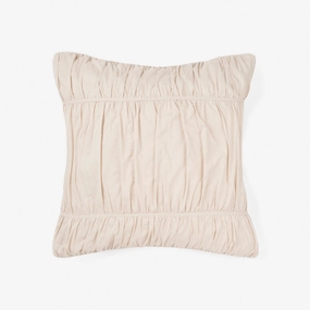 Layla Natural European Pillowcase by Linen House