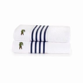 LCOURTLINE Marine Bath Sheet by Lacoste
