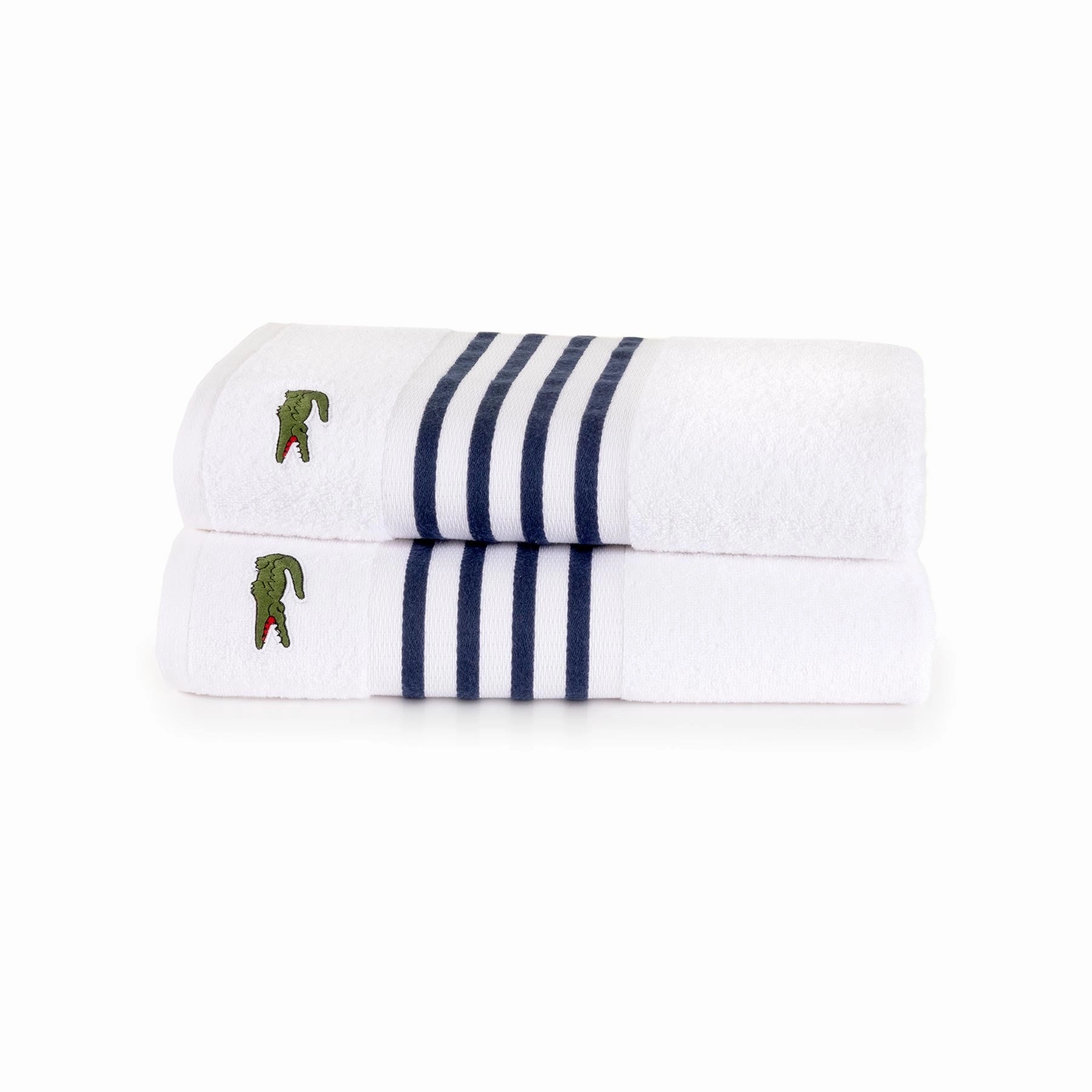 LCOURTLINE Marine Bath Towel by Lacoste