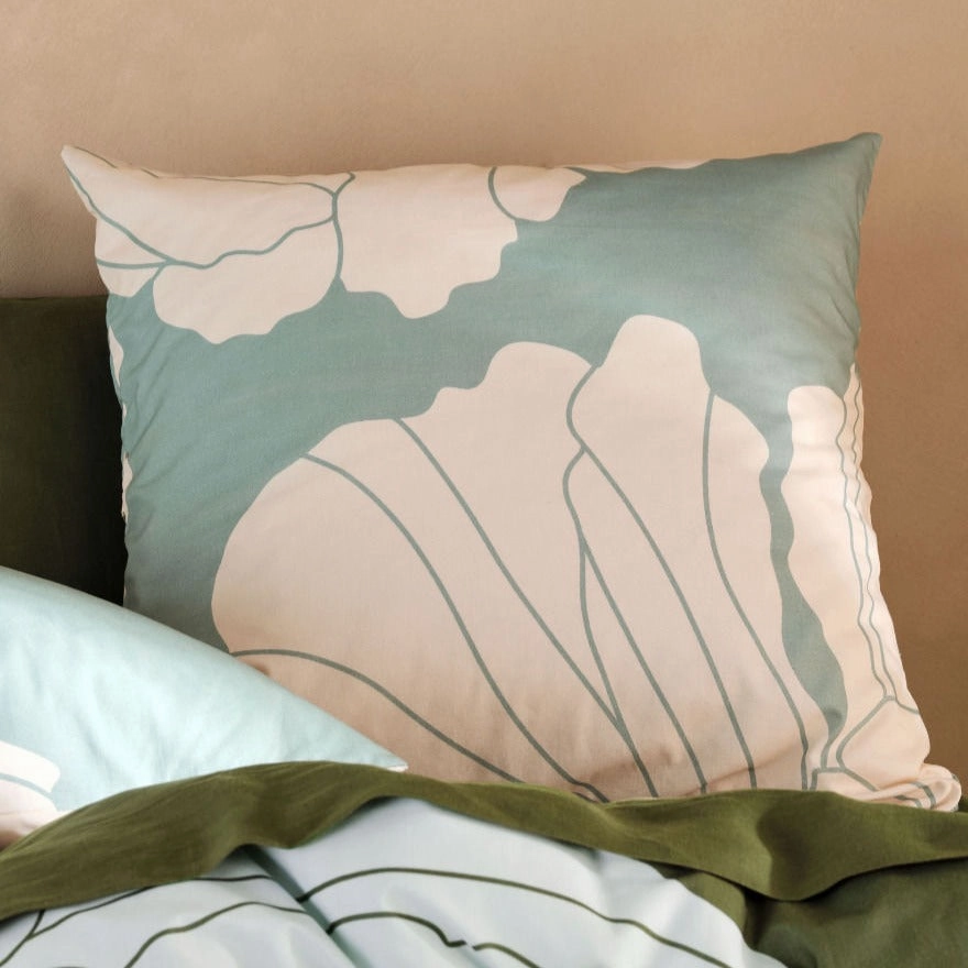 Lita Moss European Pillowcase by Linen House