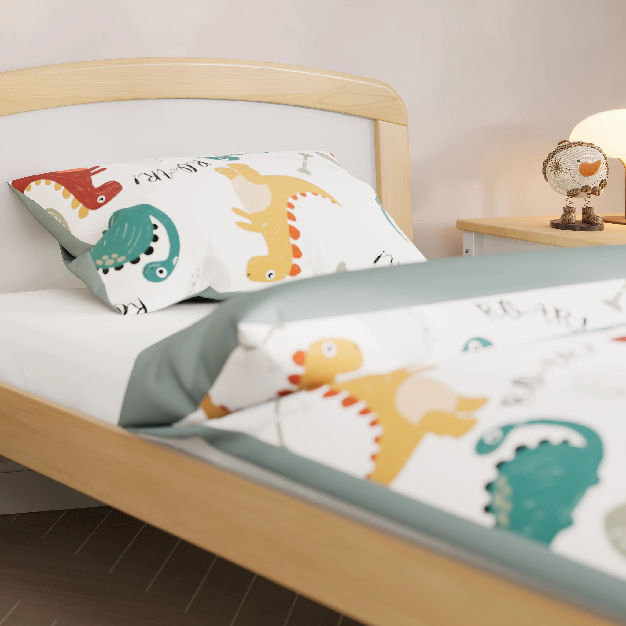 Little Dinosaur Single Quilt Cover Set