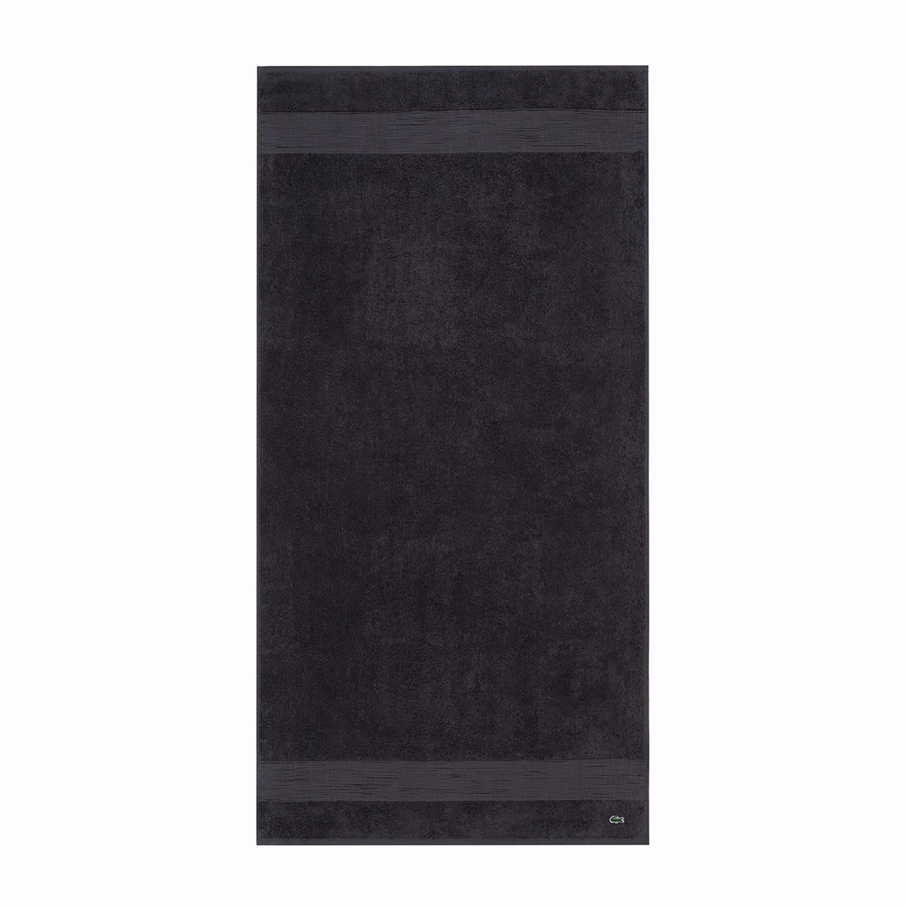 LLECROCO Bitume 600gsm Bath Towel Collection by Lacoste