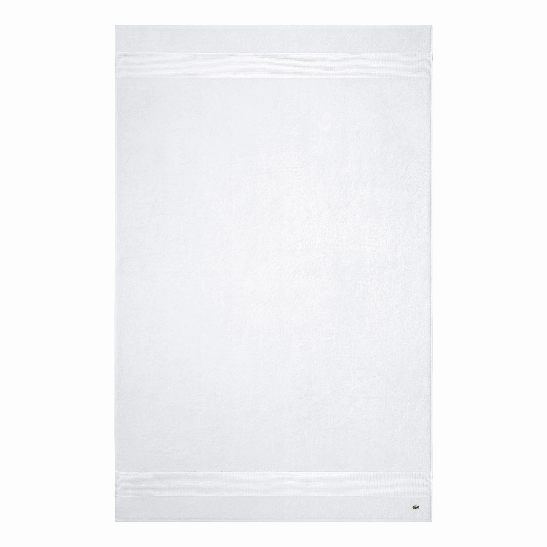 LLECROCO Blanc 600gsm Bath Towel Collection by Lacoste