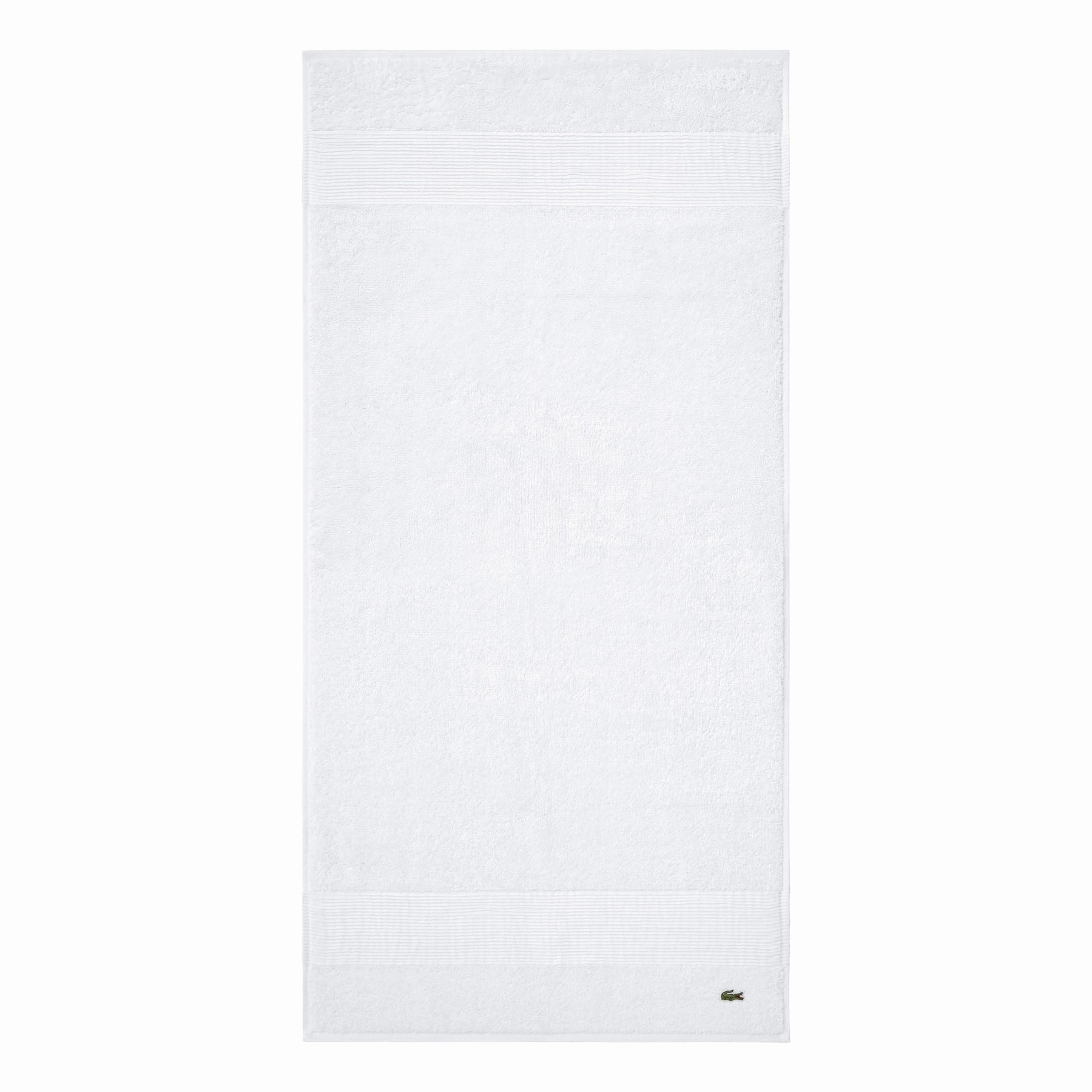 LLECROCO Blanc 600gsm Bath Towel Collection by Lacoste