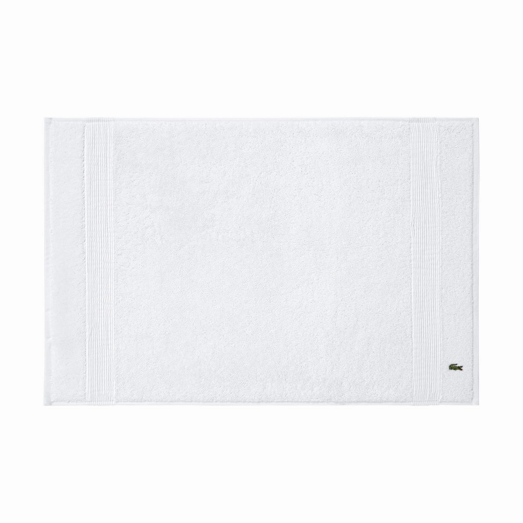 LLECROCO Blanc 600gsm Bath Towel Collection by Lacoste