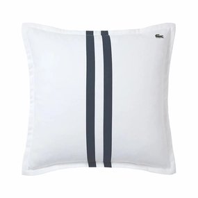 LRUBAN Blanc Cushion Cover by Lacoste