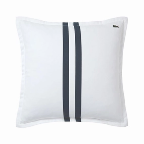 LRUBAN Blanc Cushion Cover by Lacoste