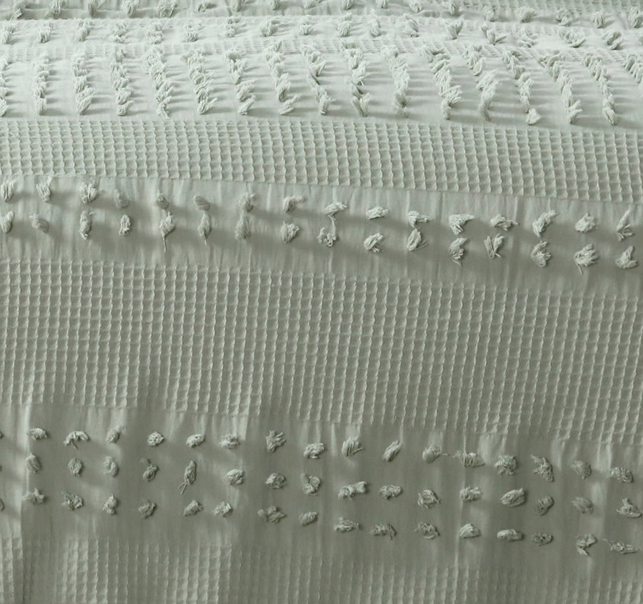 Luca Quilt Cover Set Range Sage