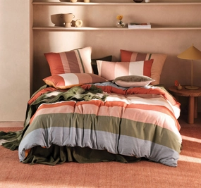 Medersa Quilt Cover Set Range Clay