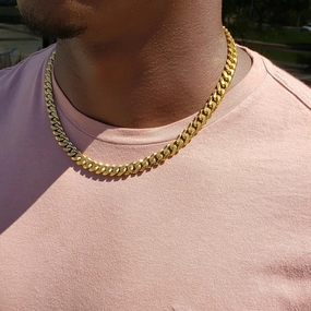Men's Thick Cuban Chain Necklace