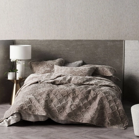 Meyer Gold Bed Cover by Linen House