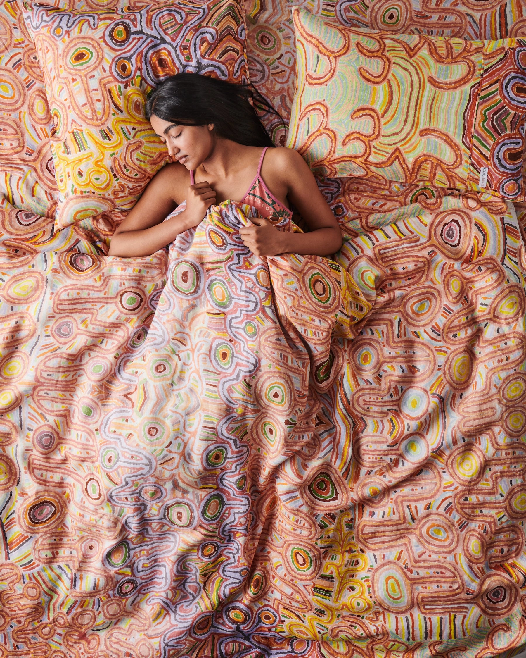 Ngayuku Ngura Linen Flat Sheet