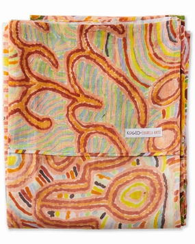 Ngayuku Ngura Linen Flat Sheet