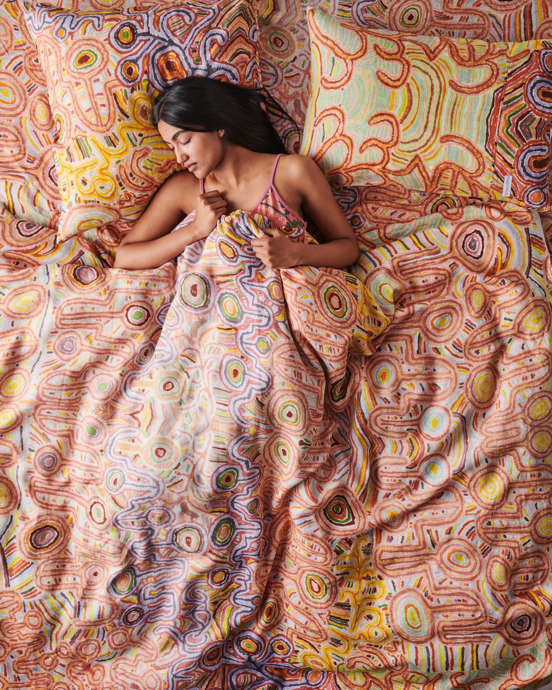 Ngayuku Ngura Linen Quilt Cover